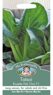 Tatsoi ehk hiina kodariknaeris "Rozette Pak Choi" F1