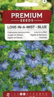 Türgi mustköömen "Love In a Mist Blue"