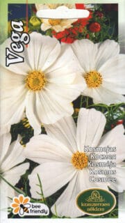 Kosmos kääbuskasvuline "White Vega"