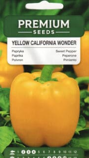 Paprika "Yellow California Wonder"
