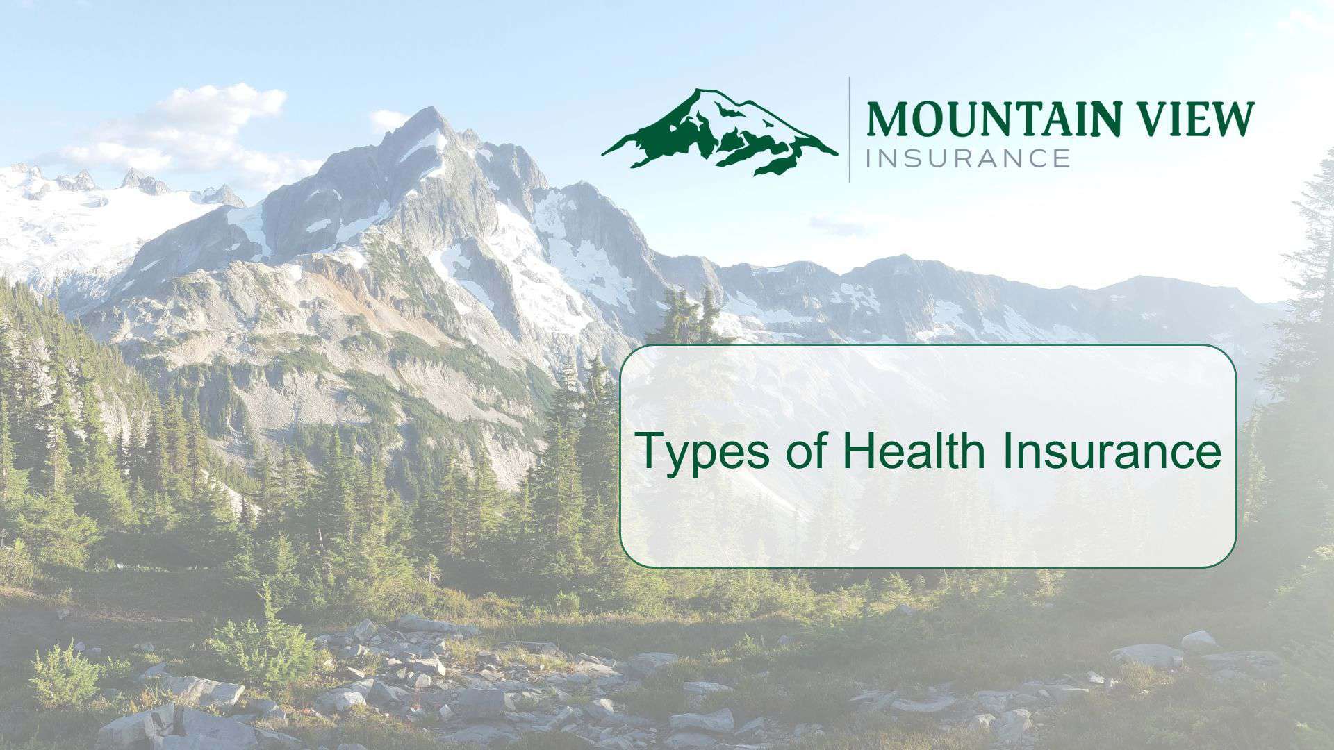 Types of Health Insurance Plans