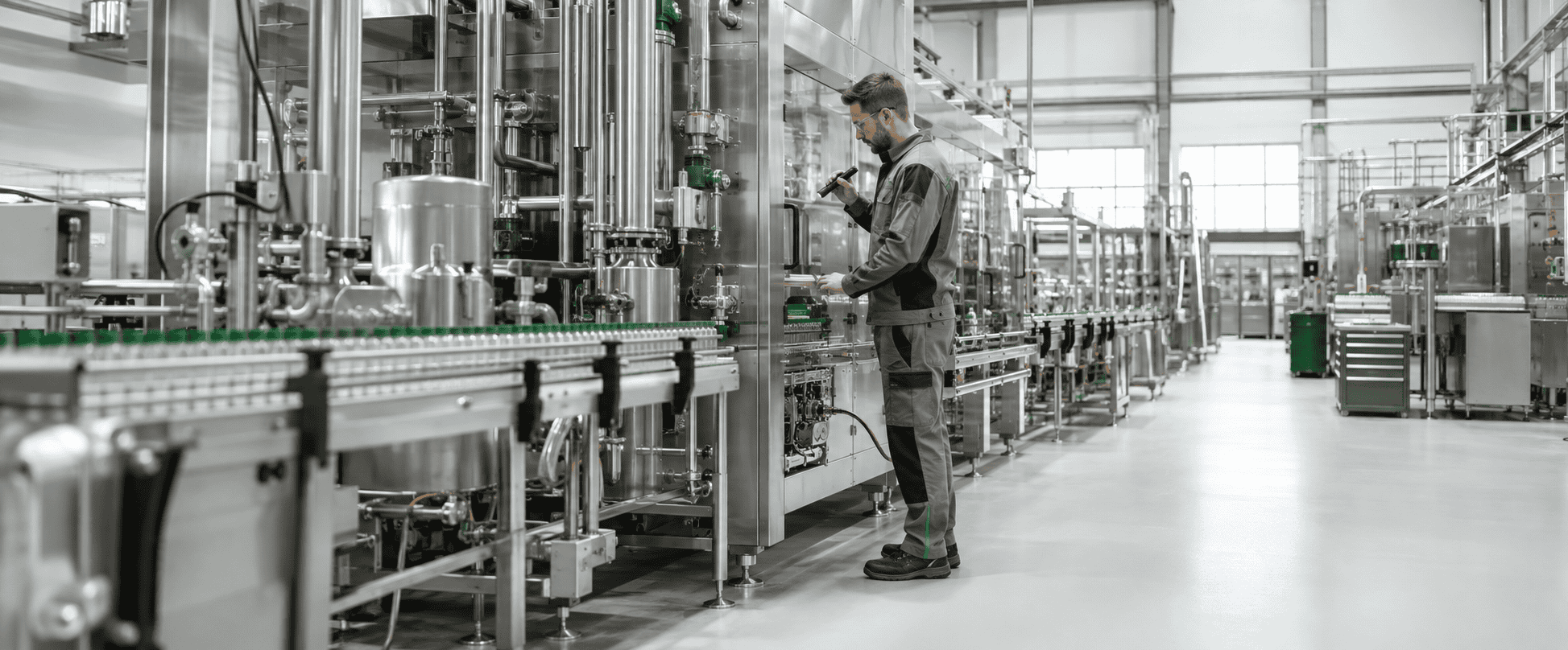 Bildplatzhalter: moderne Produktion oder Instandhaltung in einem Industriebetrieb