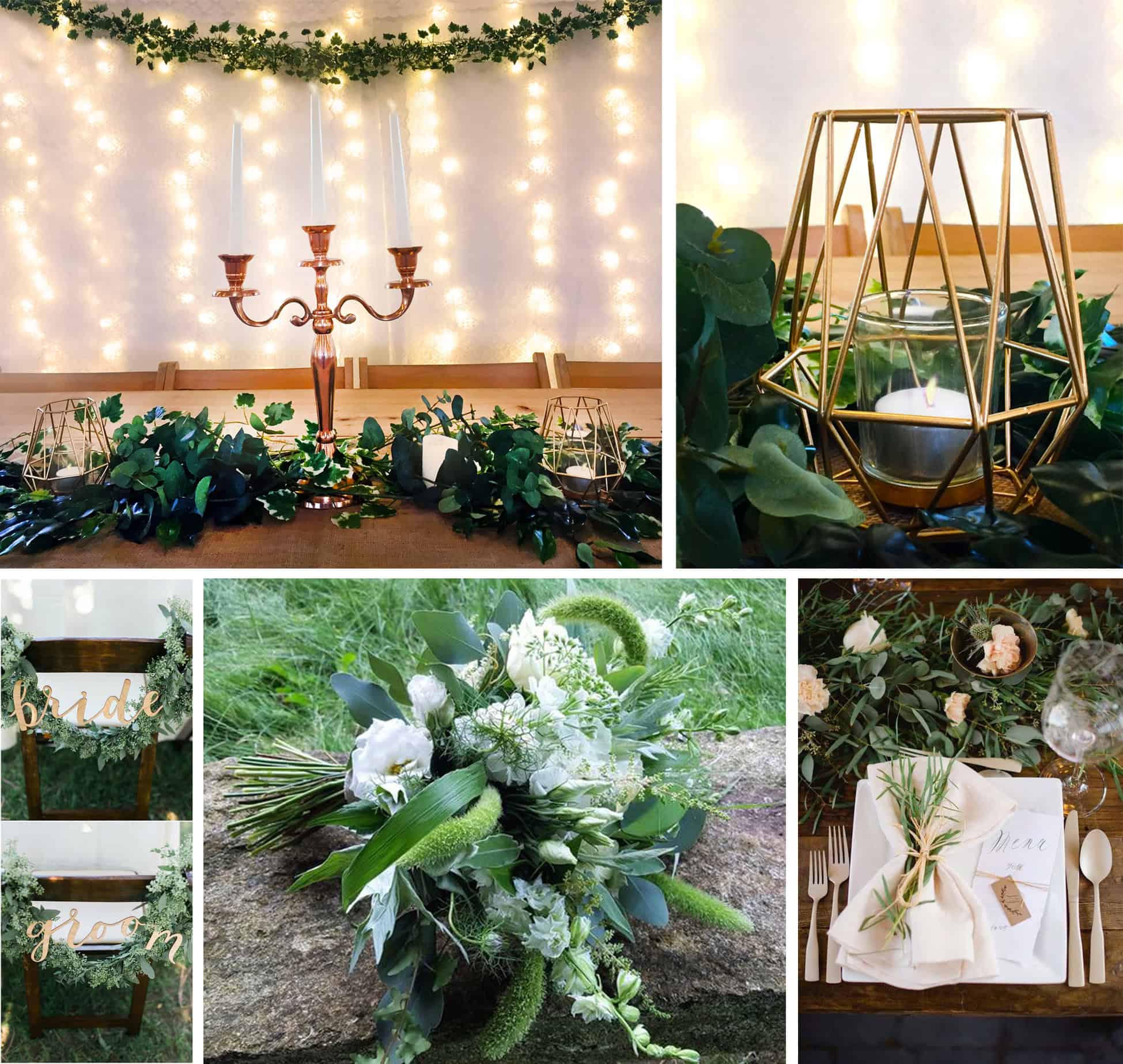 Natural Green Wedding Theme Ideas The Barn at Cott Farm, Somerset