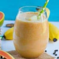 papaya and pineapple smoothie