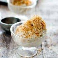 homemade coconut ice cream