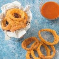 Air fryer onion rings
