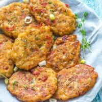 close up of fritters