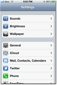 ios1 settings finger input