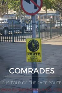 COMRADES RACE BUS TOUR OF ROUTE