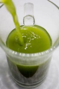 Green matcha tea can help with coffee jitters
