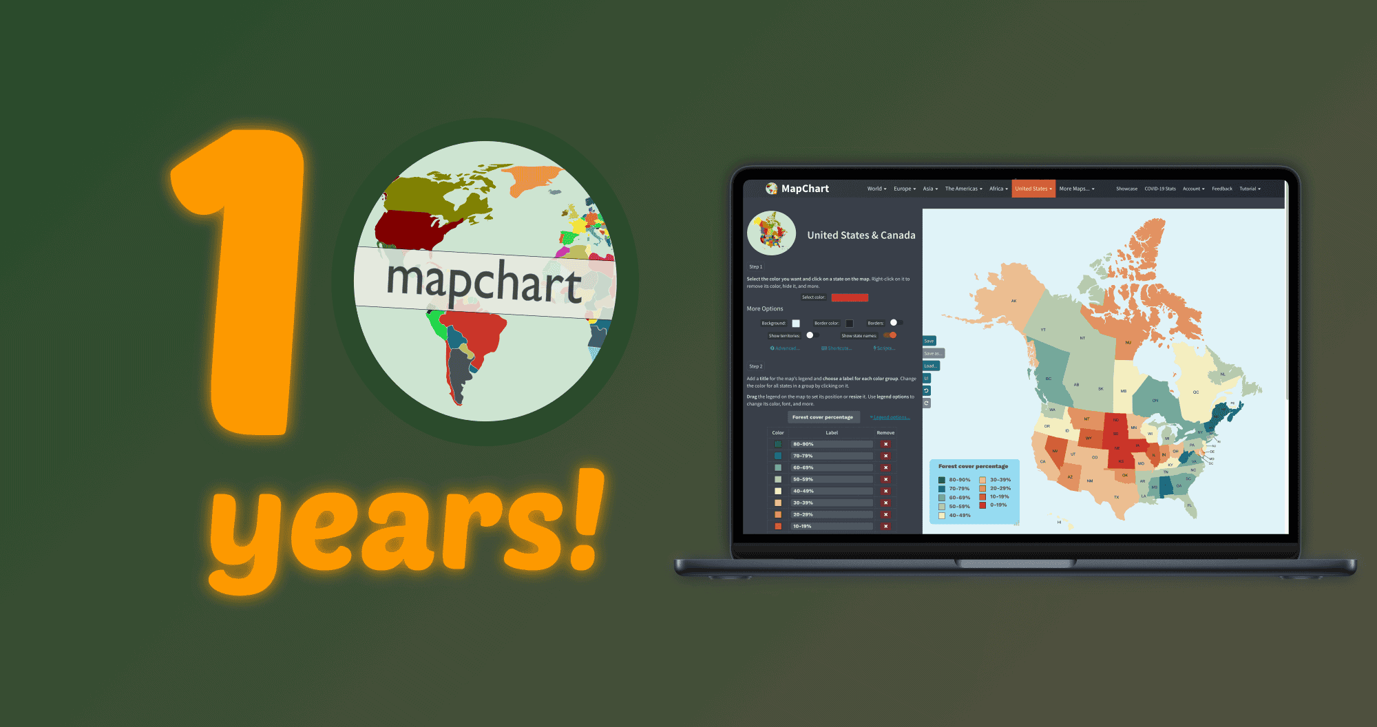 10 years of MapChart!