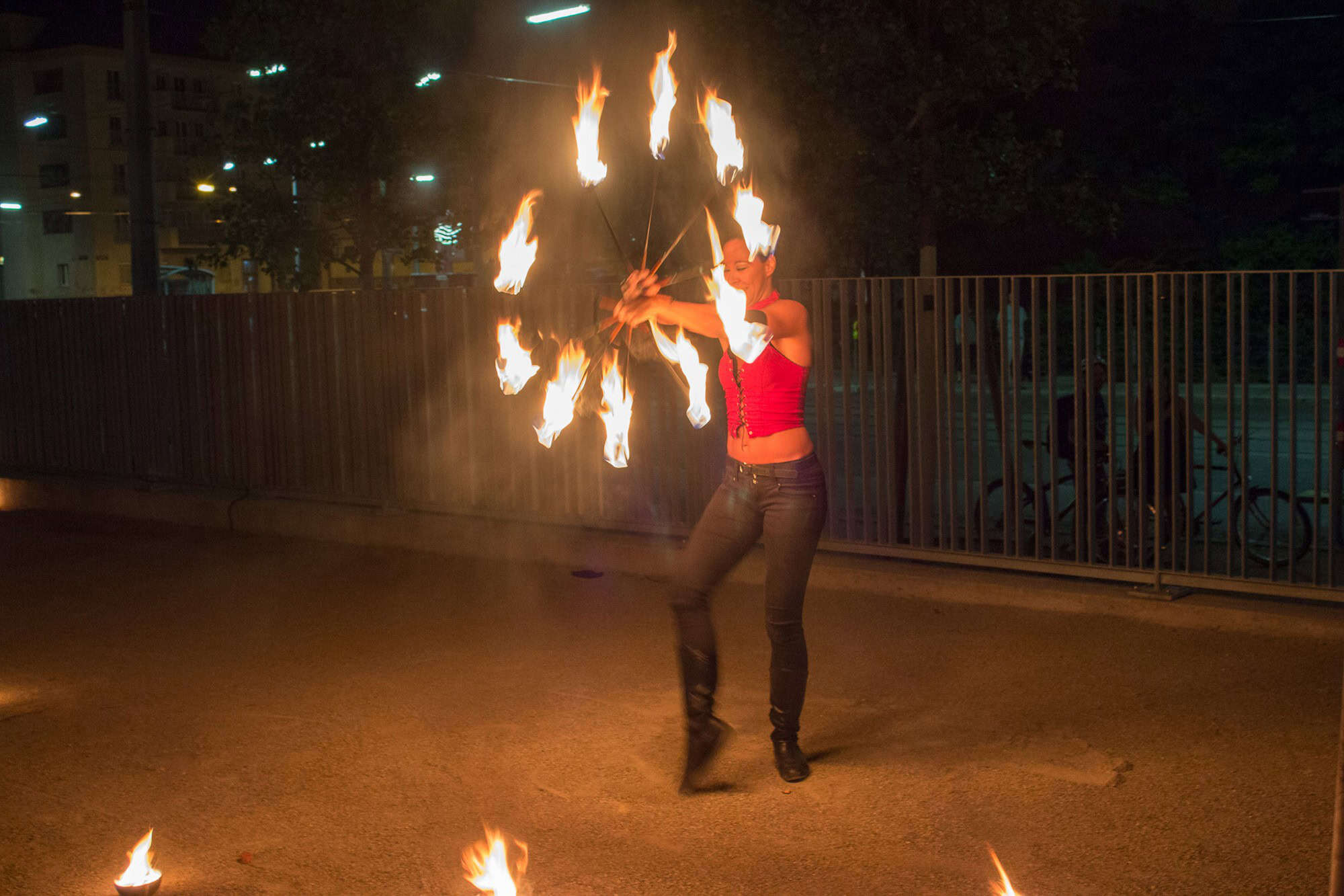 Feuershow bei einem Event oder Hochzeit in Wien