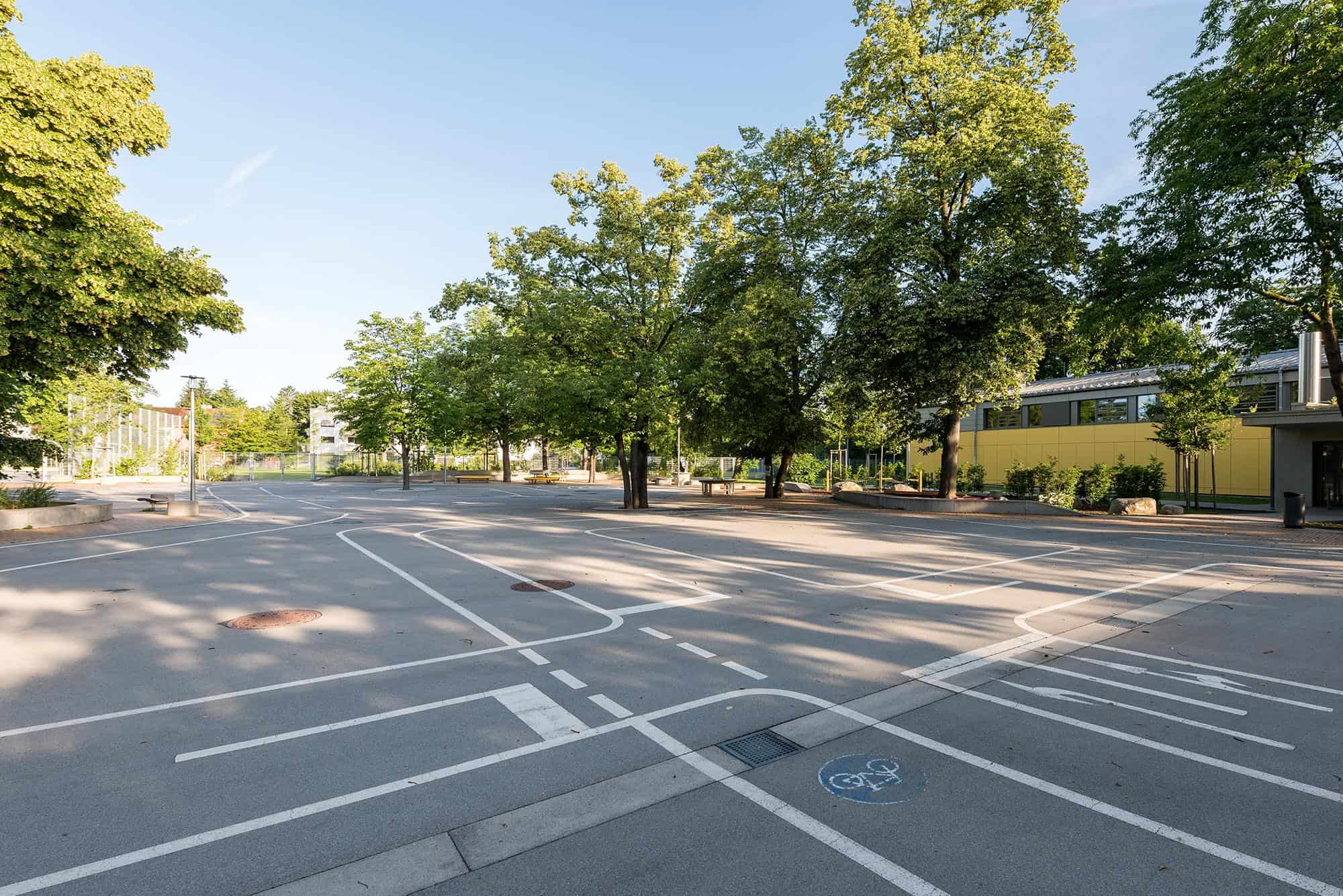 Bild: Neugestaltete Grundschule Camerloherstraße Foto: Johann Hinrichs Photography