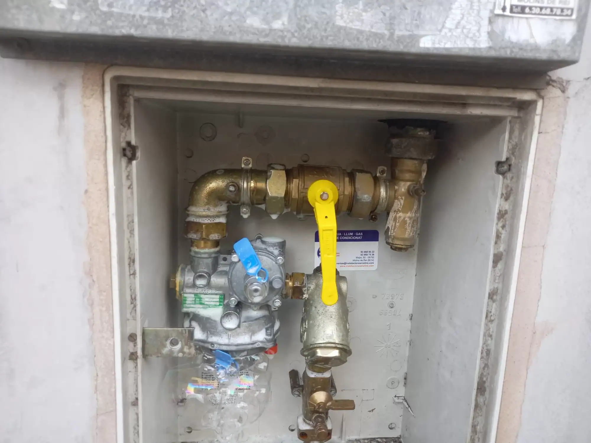 Regulador de gas en Molins de Rei
