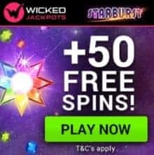 Wicked Jackpots Casino free spins
