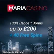 Maria Casino free spins