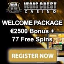 Vegas Crest Casino free spins