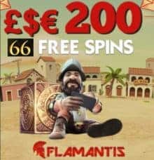 Flamantis Casino free spins