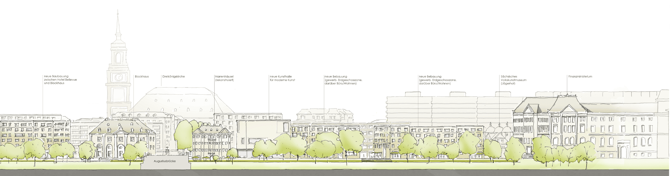 Bild: Schnitt Dresden Königsufer, Foto: ver.de landschaftsarchitektur