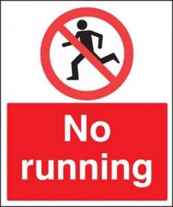 No Running