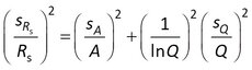 Rs error propagation from ABQ model