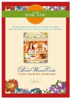 The Pioneer Woman New Cookbook