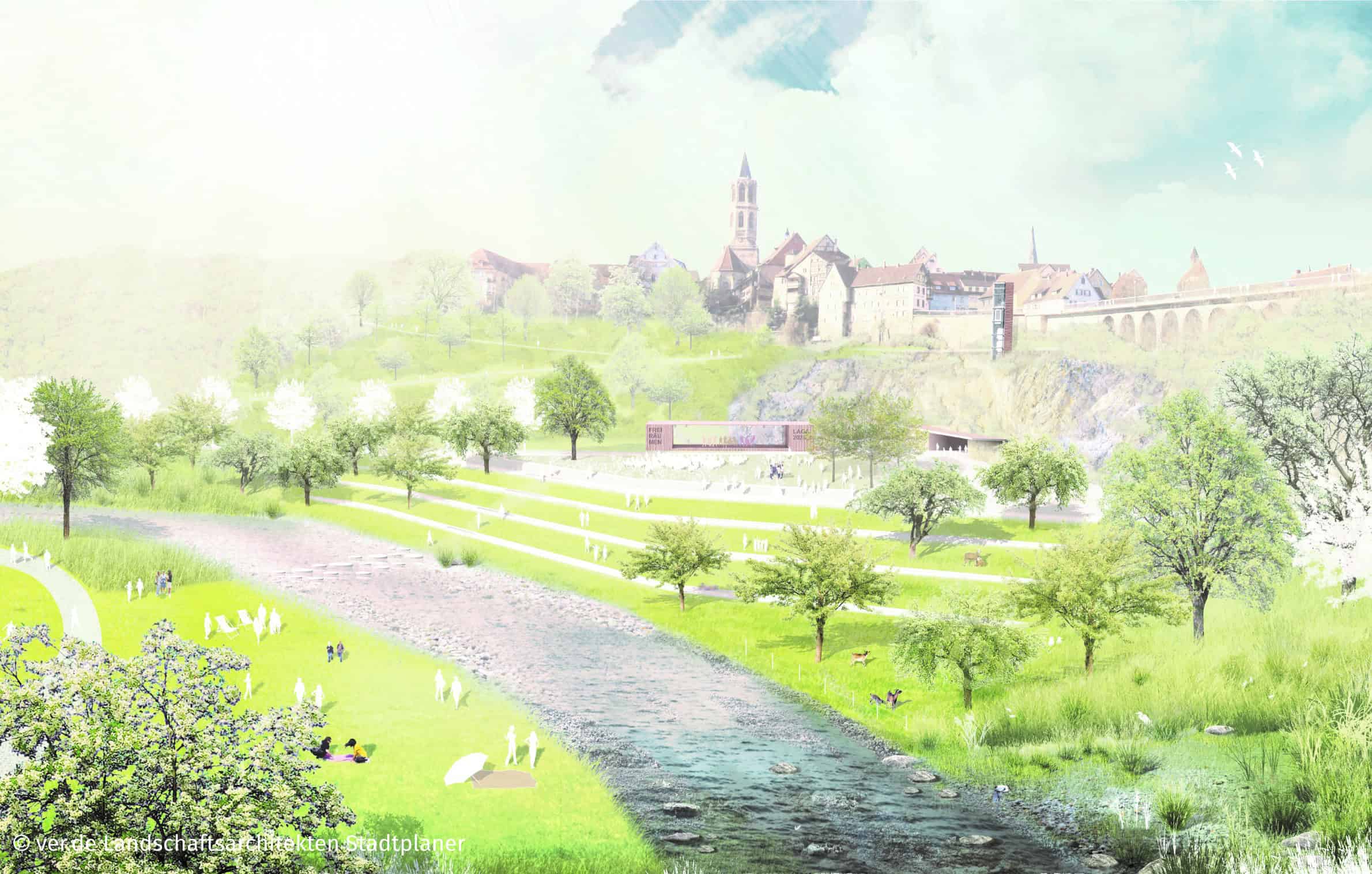 Bild: Visualisierung Rottweil, Foto: ver.de landschaftsarchitektur