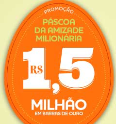 PROMOÇÃO CACAU SHOW 2013 PÁSCOA MILIONÁRIA