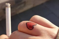 Old-School-Tattoo-Hand-Herz