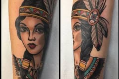 Old-School-Tattoo-Indianerin