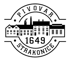 Pivovar Strakonice Logo s názvom spoločnosti a rokom 1649