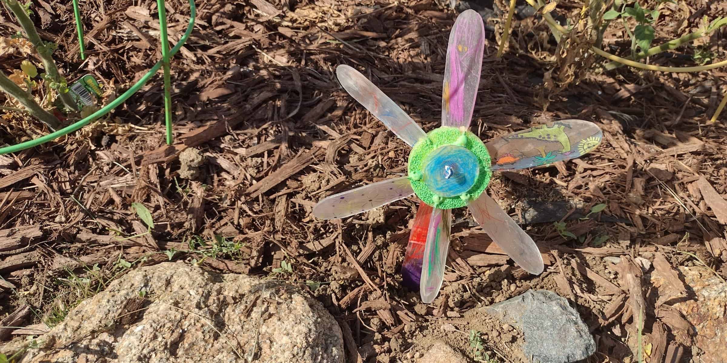 DIY Wind Spinner Made From Shrinky Dinks: Attempt 2
