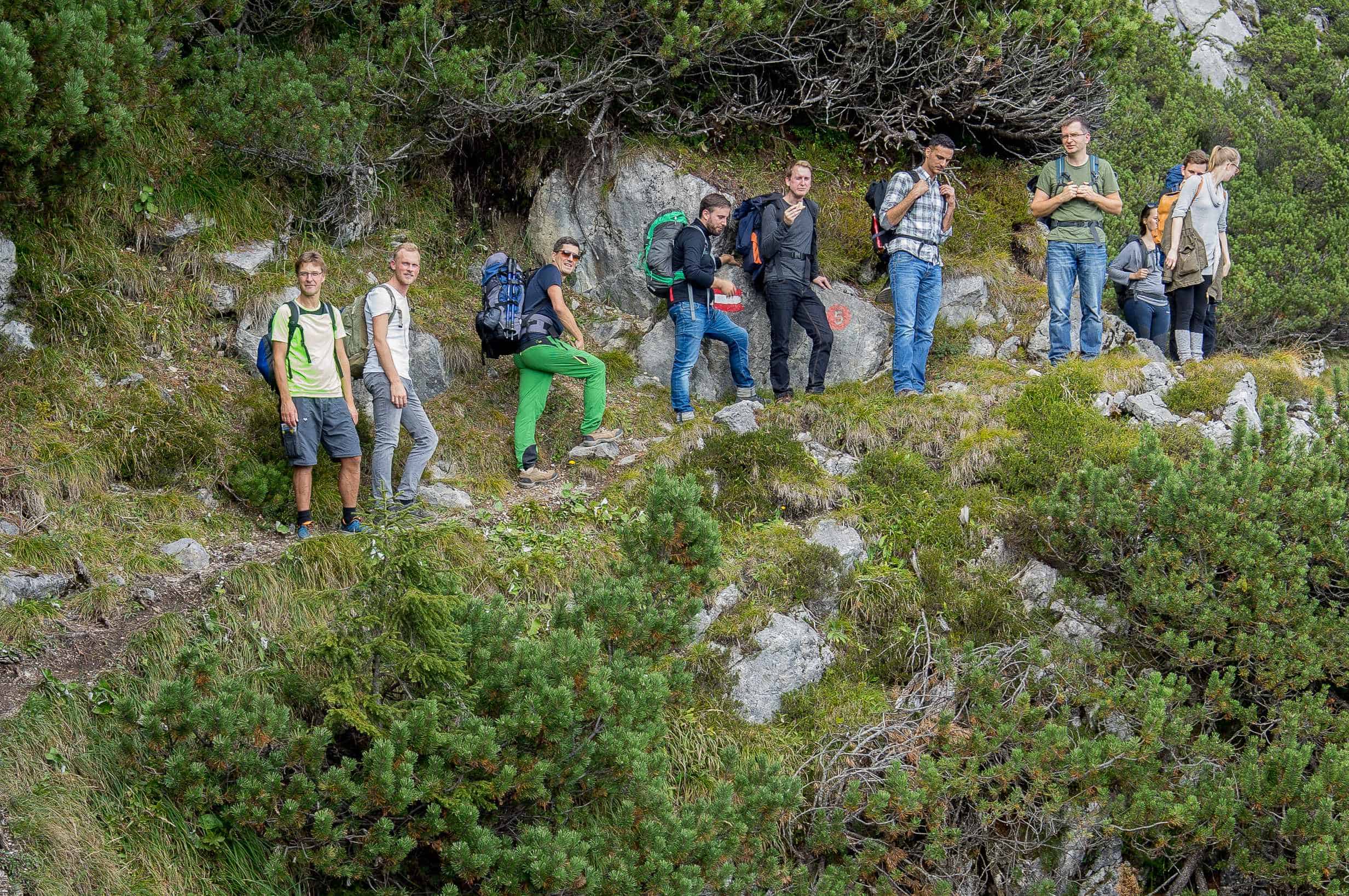 Bild: Pause auf dem Wanderweg, Foto © ver.de