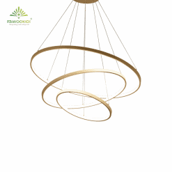 Đèn thả 3 vòng tròn golden DT5107 72W