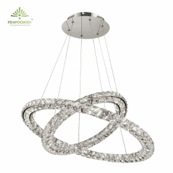 Đèn thả pha lê DT5033 vòng tròn