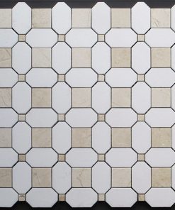 Square & Dot Thassos / Crema Marfil / Crema Marfil Dot