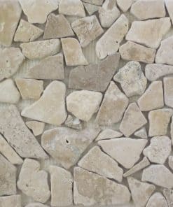 12x12 Tumbled Irregular Travertine