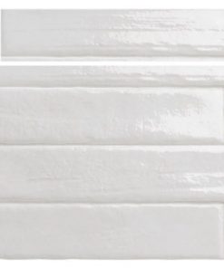 3"x16" Wabi Sabi White Gloss Finish