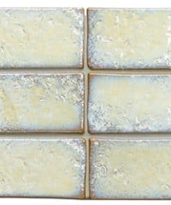 2 1/2" x 10" SOUK Mint extruded sculpted porcelain tile