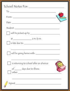 Back to School Free Printables