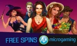 Microgaming Casino free spins bonuses