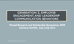 Generation Z, Employee Engagement, and Leadership Communication