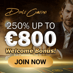 Don's Casino (donscasino.com) 10 free spins bonus on registration