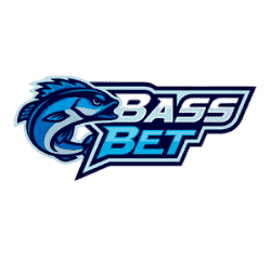 BassBet logo with a blue fish and bold text BassBet official gaming platform logo featuring a stylized blue fish and bold text graphics.