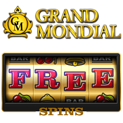 Grand Mondial Casino free spins banner