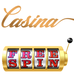 Casina Casino free spin bonus banner 250x250