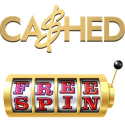 Cashed Casino free spin bonus banner 250x250