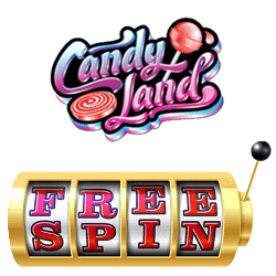 Candyland Casino free spins bonuses banner 250x250