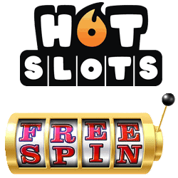 HotSlots Casino free spin bonus banner 250x250