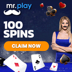 Mr Play Casino - 100 Free Spins & 100% Free Bonus - UK licensed